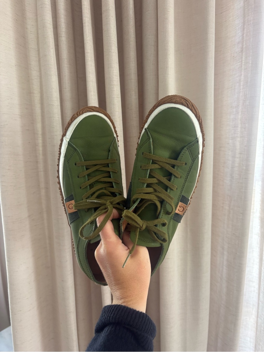 Single Limited Edition Matcha Green Leather Sneaker